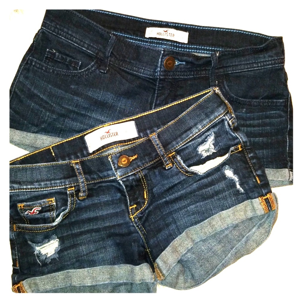 2 for 1 - Hollister denim shorts size 0❤